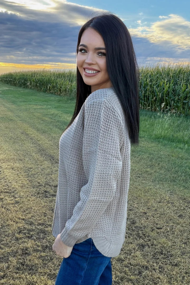 Sterling Staple Sweater  Camel By Sterling Kreek