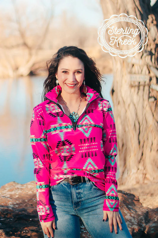 Blushing Babe Pullover By Sterling Kreek