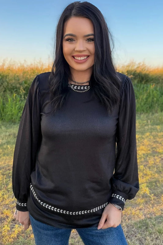 Buckstitch Charm Top By Sterling Kreek