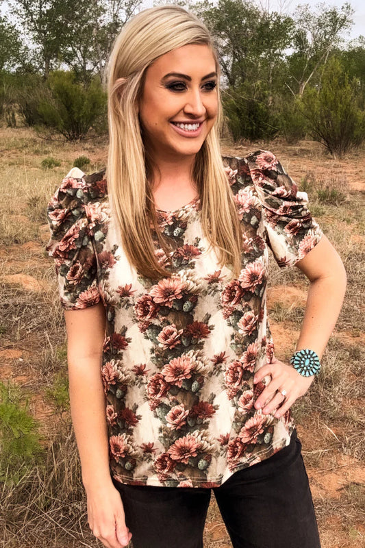 Cactus Bloom Top By Sterling Kreek
