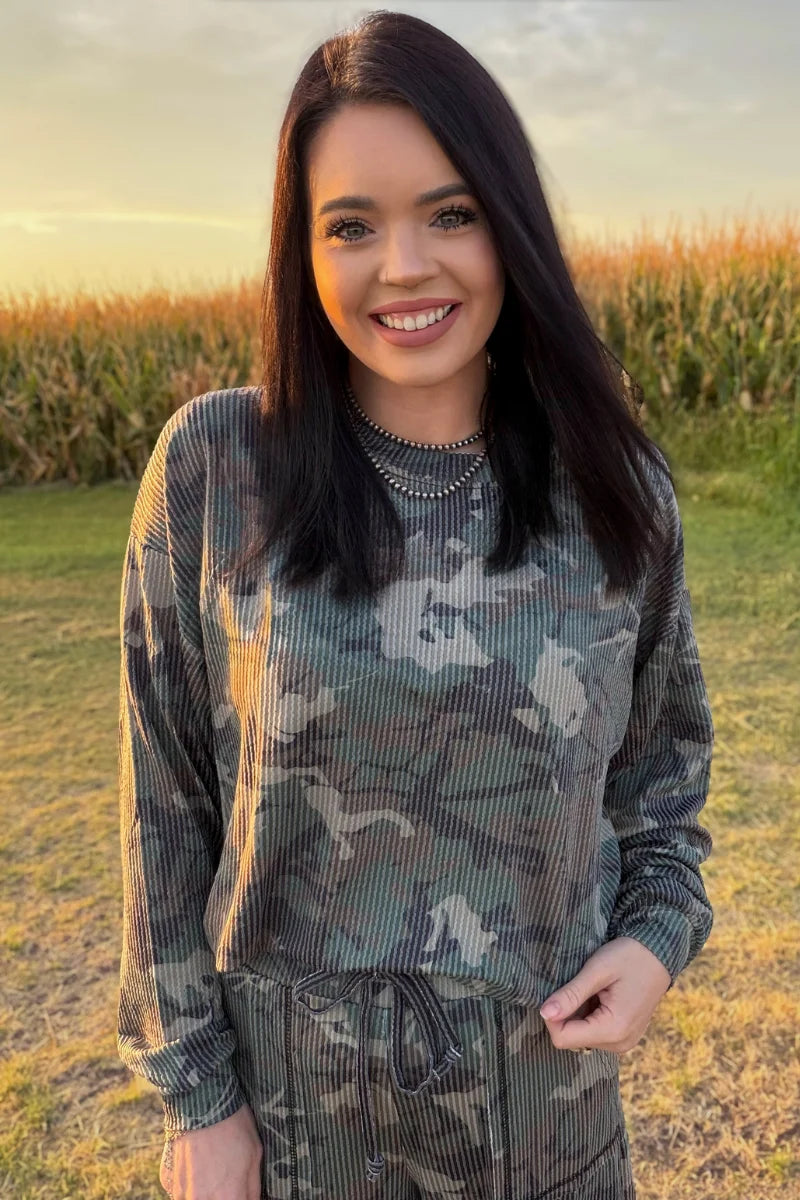 Canyon Camo LS Top By Sterling Kreek