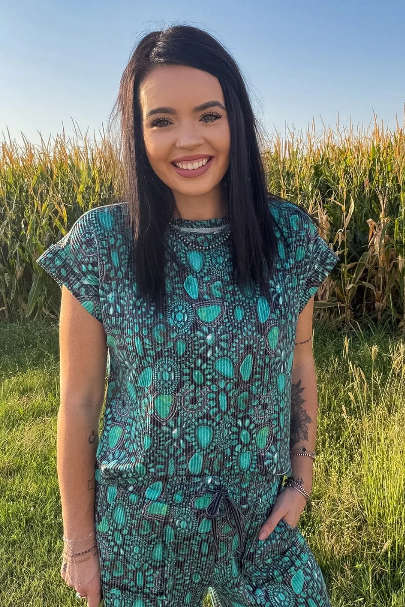 Cowgirl Cluster SS Top By Sterling Kreek