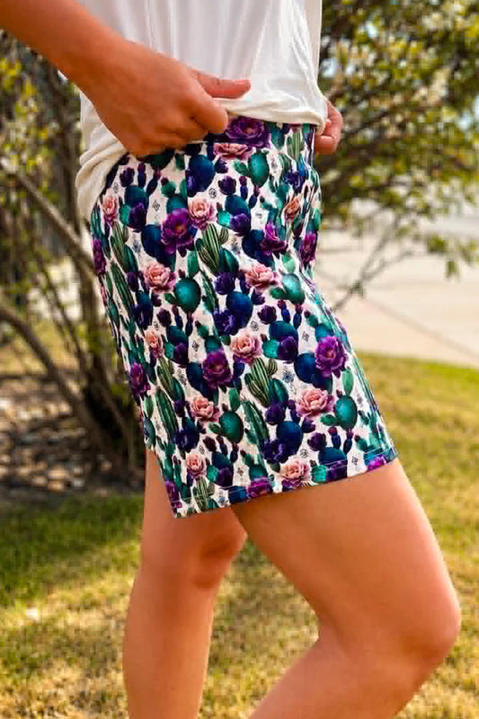 Desert Bloom Long Shorts By Sterling Kreek