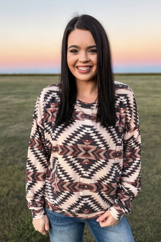 Dusty Canyon LS Sweater  By Sterling Kreek