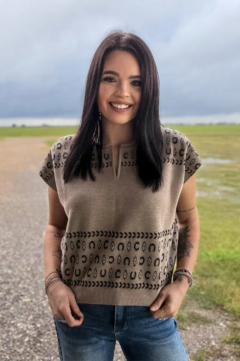 Lucky Days Sweater Top By Sterling Kreek
