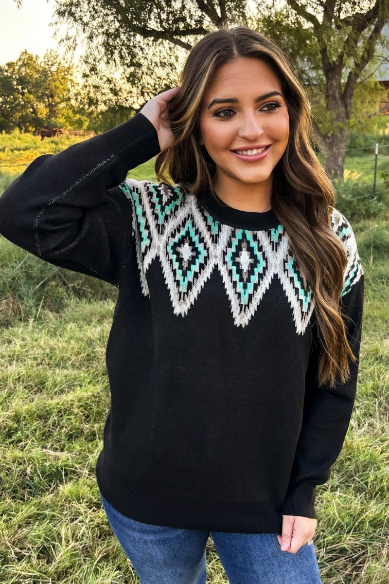Midnight Diamond Sweater By Sterling Kreek