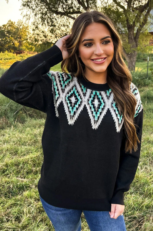 Midnight Diamond Sweater By Sterling Kreek