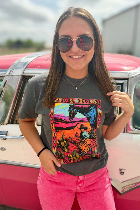 Neon Desert Drifter Tee By Sterling Kreek