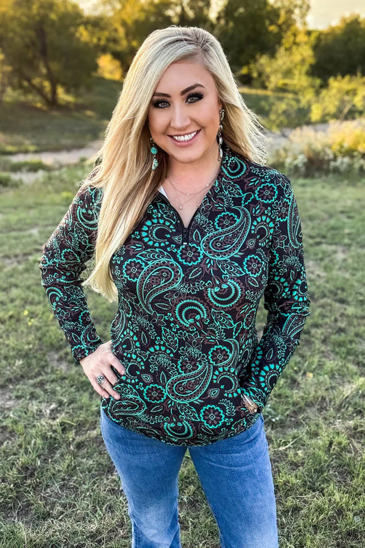 Paisley Range Pullover By Sterling Kreek