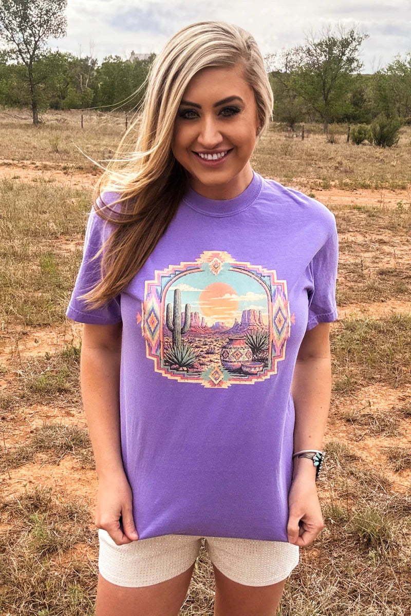 Pastel Desert Tee By Sterling Kreek