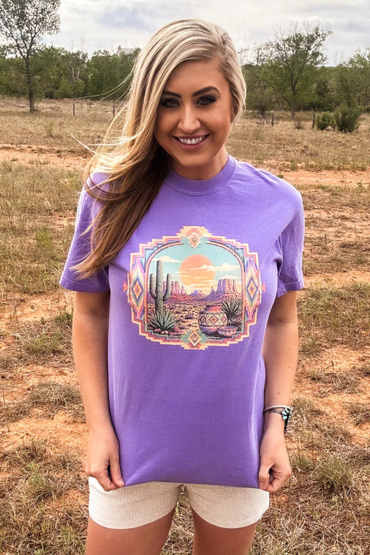 Pastel Desert Tee By Sterling Kreek