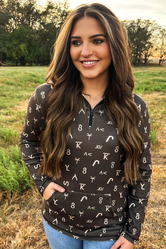 Ranch Stamped Pullover By Sterling Kreek