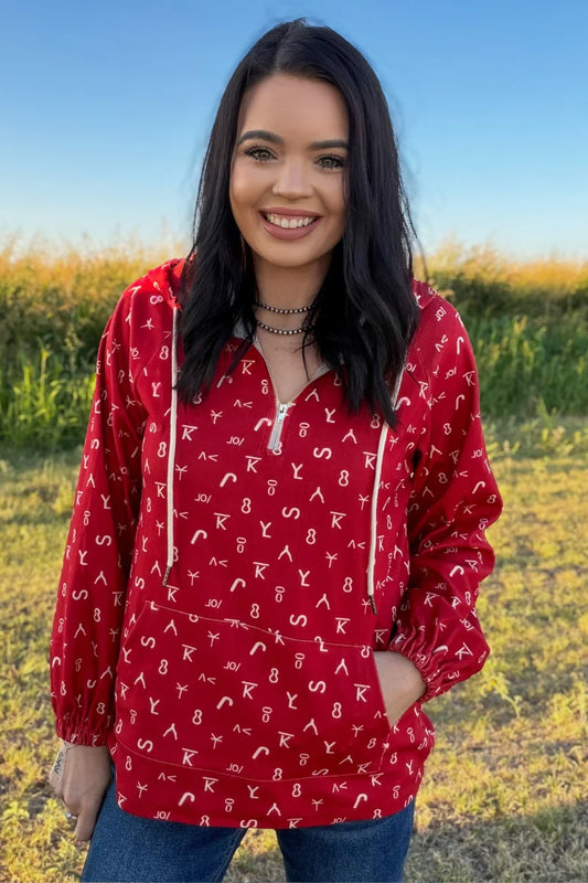 Red Dirt Branded Hoodie By Sterling Kreek