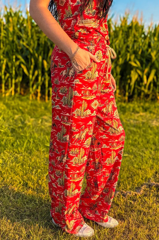 Red Rock Rodeo Pants By Sterling Kreek