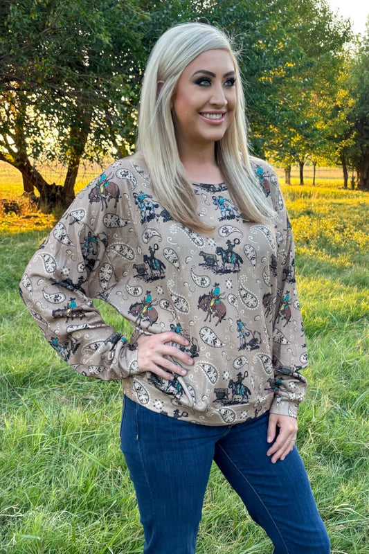 Rodeo Dust Top By Sterling Kreek