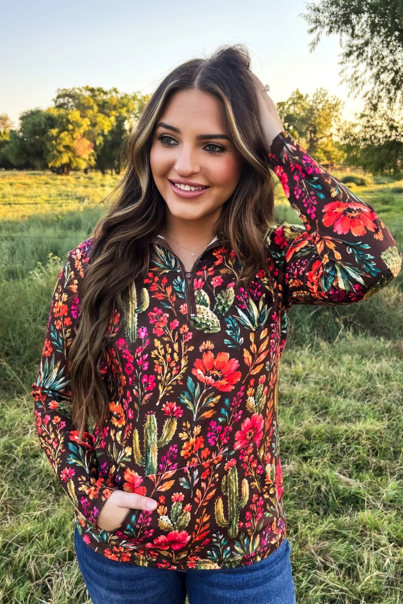 Rodeo Garden Pullover By Sterling Kreek