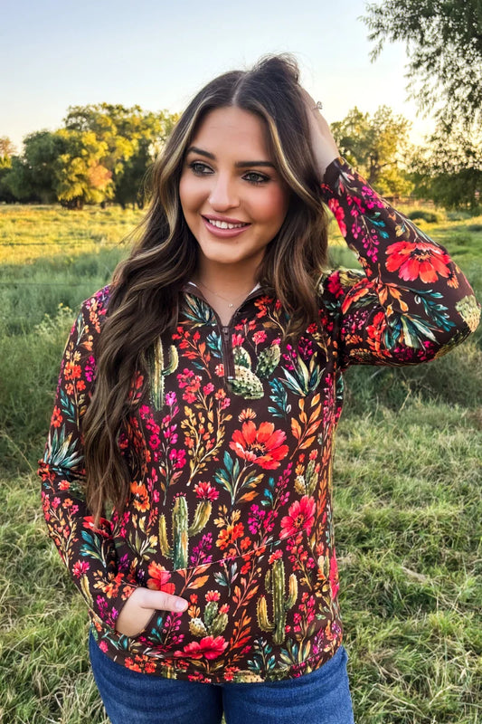 Rodeo Garden Pullover By Sterling Kreek