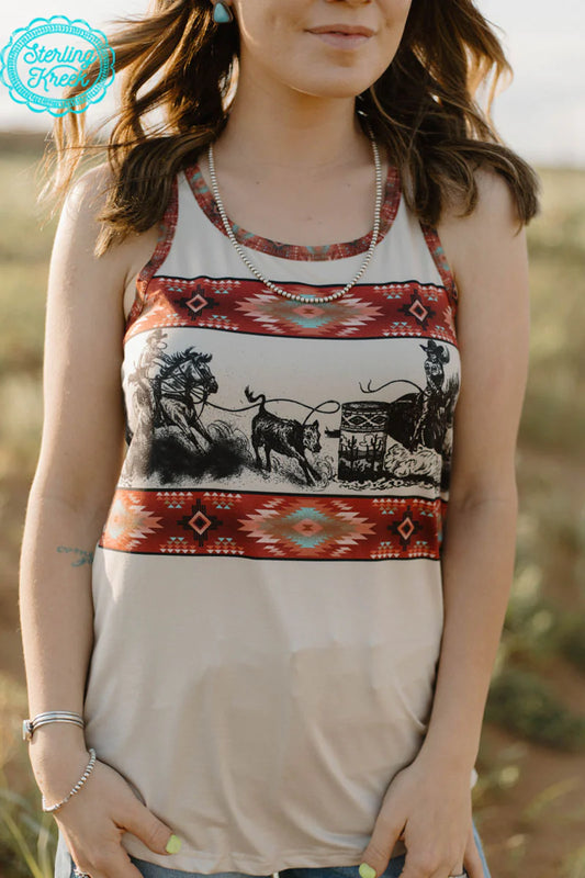 Rodeo Princess Tank Top By Sterling Kreek