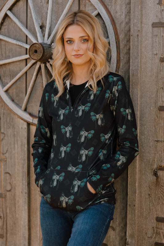 Southwest Saddle Pullover By Sterling Kreek