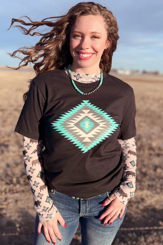 Show Me Your Aztec Tee By Sterling Kreek