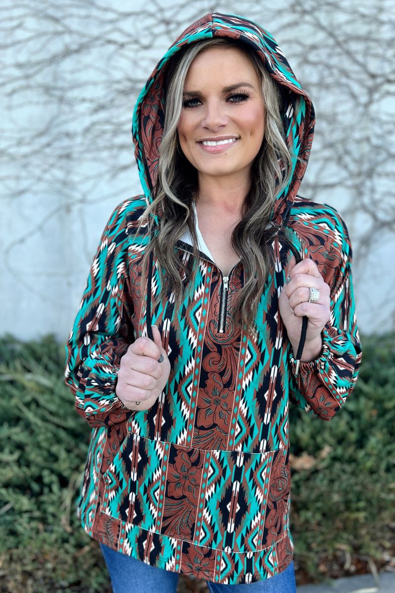 Southbound Oversized Pullover By Sterling Kreek