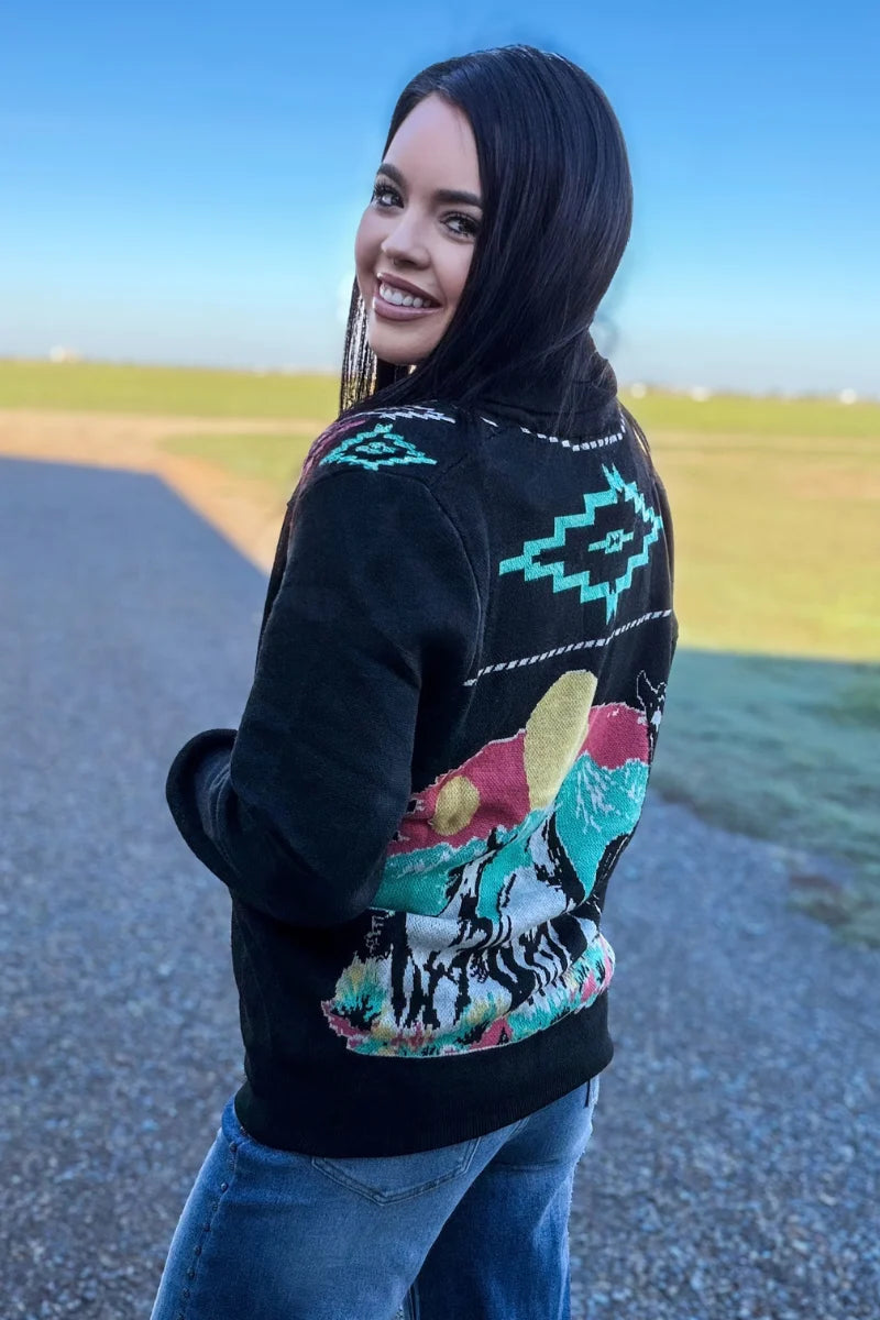 Vintage Stay Wild Sweater By Sterling Kreek
