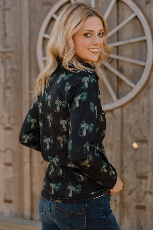 Southwest Saddle Pullover By Sterling Kreek