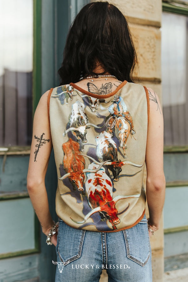 Longhorn Ultra Suede Vest