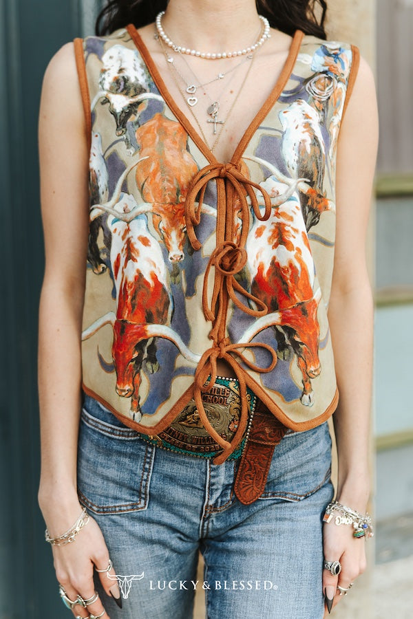 Longhorn Ultra Suede Vest