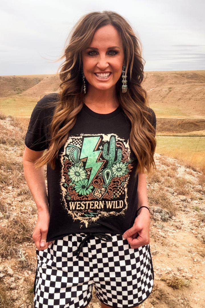 Western Wild Tee by Sterling Kreek