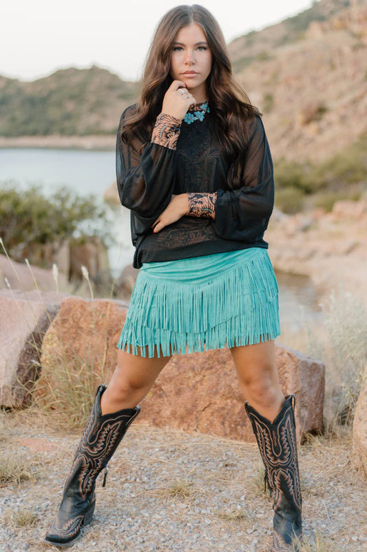 Western Dreams Top By Sterling Kreek