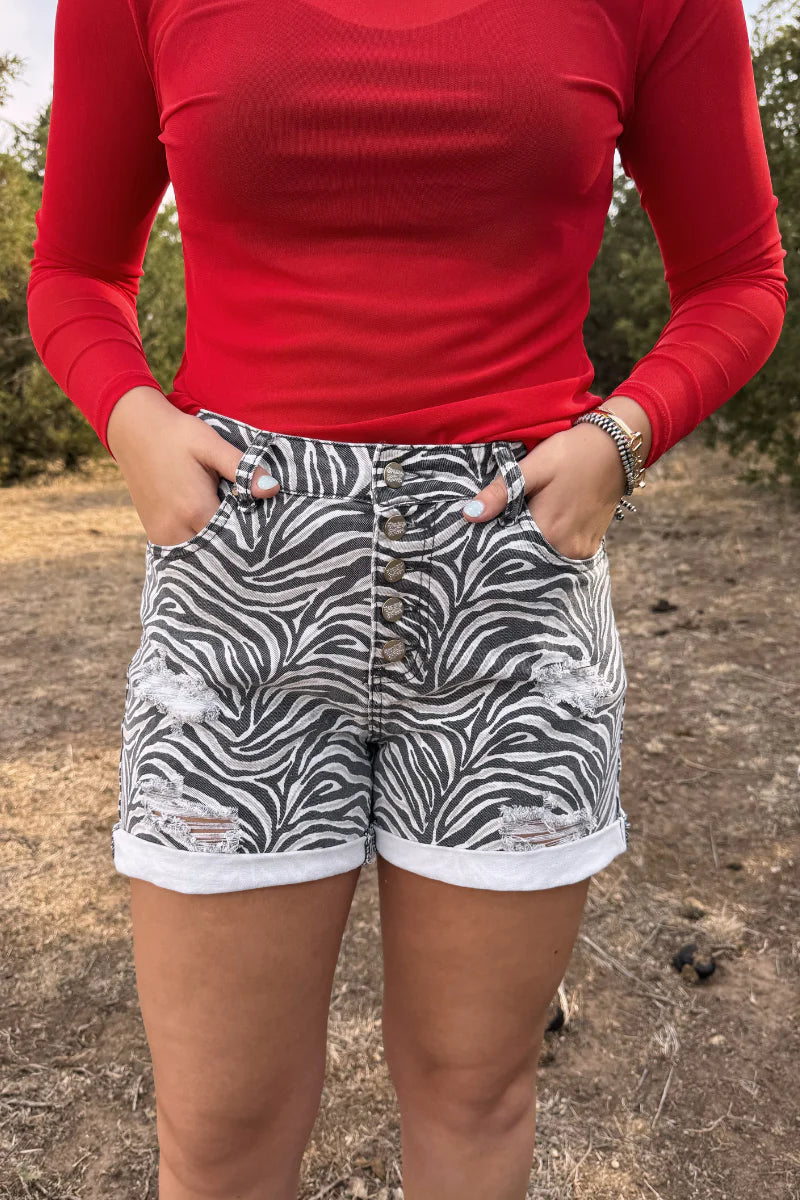 Tennessee Walking Shorts-Zebra By Sterling Kreek