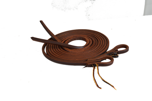 3/8" Oiled Harness Leather Split Reins