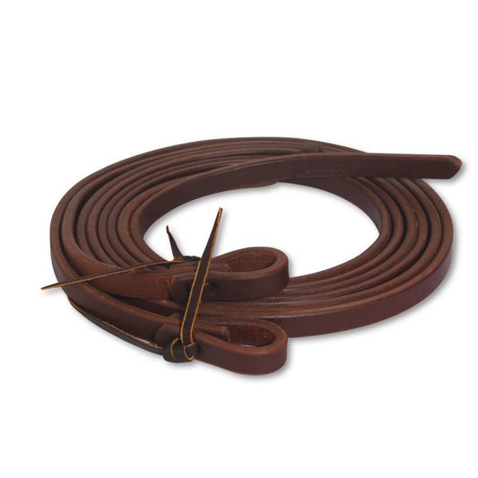 PC RANCH 5/8" SPLIT REINS HEAVY OIL HARNESS LEATHER